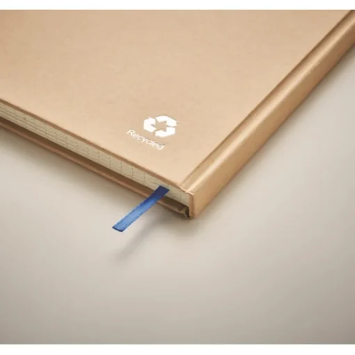Gift Campaign Taccuino aziendale con logo A5 pagine a quadri con elastico Everwrite> Quaderni A5