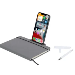 Gift Campaign Taccuino con copertina rigida e supporto per smartphone, pagine neutre A5><noscript><img width=