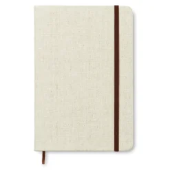 Gift Campaign Taccuino con logo A5 con elastico copertina canvas pagine righe Canvas> Quaderni A5