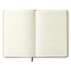 Gift Campaign Taccuino con logo A5 con elastico copertina canvas pagine righe Canvas> Quaderni A5