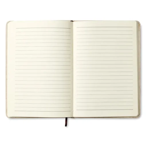 Gift Campaign Taccuino con logo A5 con elastico copertina canvas pagine righe Canvas> Quaderni A5