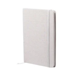 Gift Campaign Taccuino con logo A5 copertina cotone con elastico pagine neutre Royal> Gadget Ecologici|Taccuini Ecologici