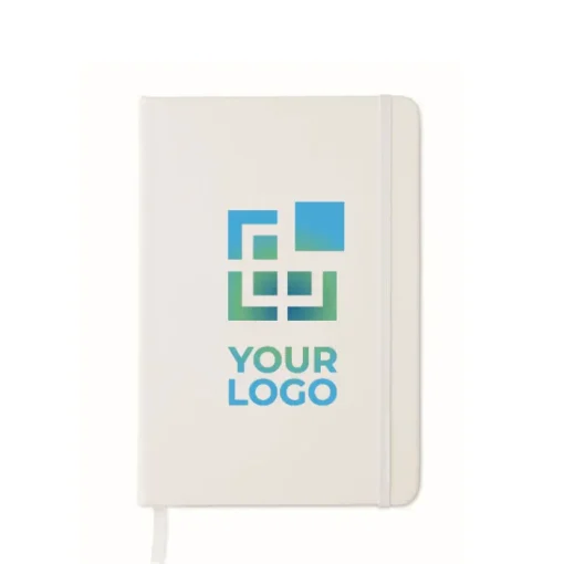 Gift Campaign Taccuino con logo A5 elastico pagine a righe Antibatterico Essential> Gadget Per Medici E Infermieri|Quaderni A5