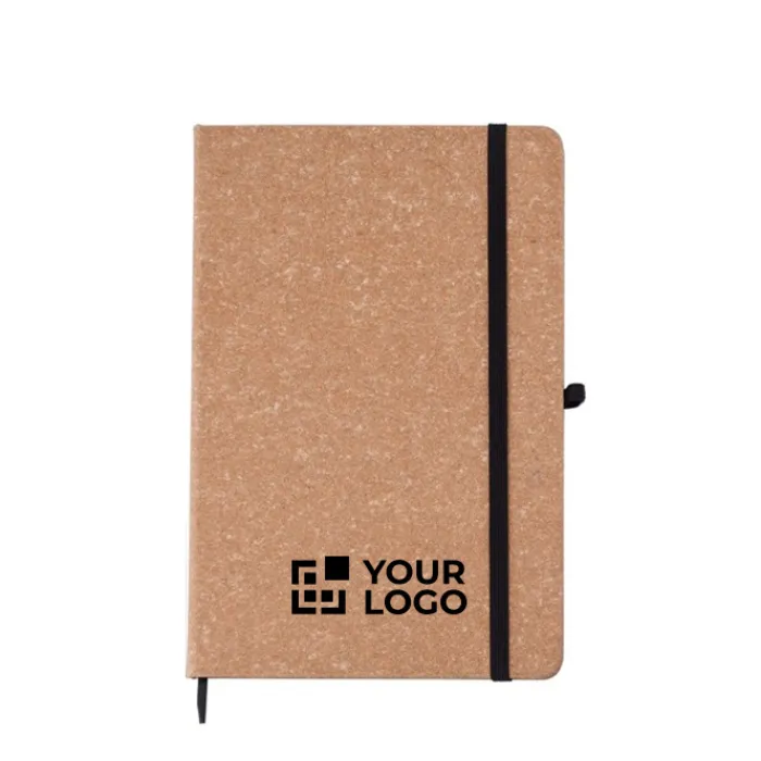 Gift Campaign Taccuino ecologico personalizzato A5 pelle riciclata e fogli a righe> Taccuini Ecologici|Quaderni A5