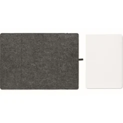 Gift Campaign Taccuino formato A5 con copertina in feltro RPET e pagine a righe><noscript><img width=