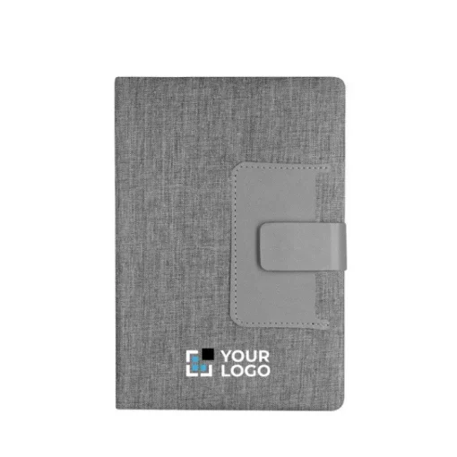 Gift Campaign Taccuino in RPET con tasca portatessere A5 fogli a righe> Taccuini Ecologici|Quaderni A5