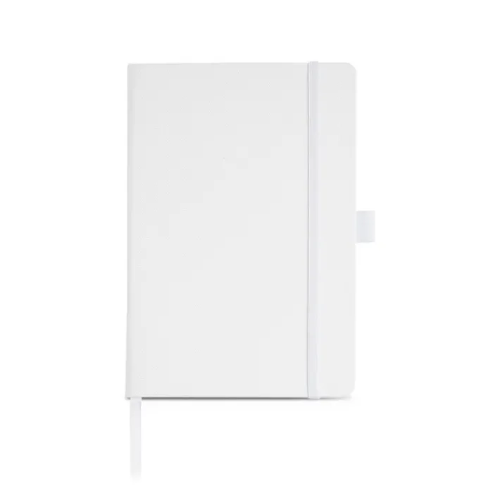 Gift Campaign Taccuino in rPET formato A5 con pagine neutre e anello porta penna> Taccuini Ecologici|Quaderni A5