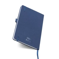 Gift Campaign Taccuino in rPET formato A5 con pagine neutre e anello porta penna><noscript><img width=