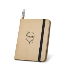 Gift Campaign Taccuino personalizzato A7 con elastico matita fogli bianchi Eco Mini> Taccuini Con Penna|Taccuini Ecologici