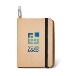 Gift Campaign Taccuino personalizzato A7 con elastico matita fogli bianchi Eco Mini></noscript> Taccuini Con Penna|Taccuini Ecologici
