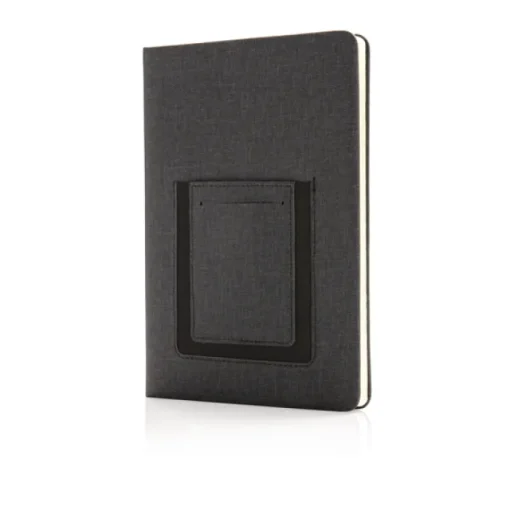 Gift Campaign Taccuino promozionale A5 con taschino pagine a righe crema Pocket> Quaderni A5