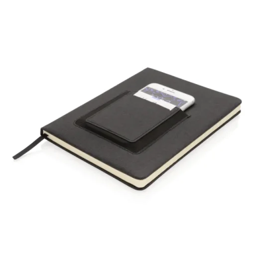 Gift Campaign Taccuino promozionale A5 con taschino pagine a righe crema Pocket> Quaderni A5