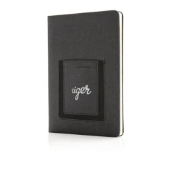 Gift Campaign Taccuino promozionale A5 con taschino pagine a righe crema Pocket></noscript> Quaderni A5