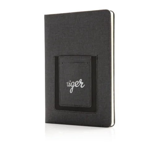 Gift Campaign Taccuino promozionale A5 con taschino pagine a righe crema Pocket> Quaderni A5