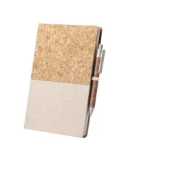 Gift Campaign Taccuino promozionale in sughero A5 con penna pagine bianche Greener> Gadget Ecologici|Taccuini Con Penna