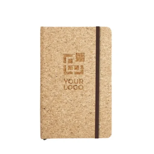 Gift Campaign Taccuino tascabile B7 con copertina in sughero con pagine neutre FSC™> Taccuini Ecologici|Quaderni A5