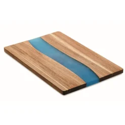 Gift Campaign Tagliere con logo in di acacia con dettaglio in resina epossidica></noscript> Taglieri