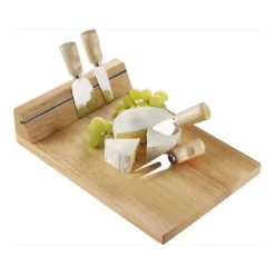 Gift Campaign Tagliere da formaggio in legno con banda magnetica e 4 accessori></noscript> Altri Utensili Da Cucina