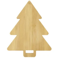 Gift Campaign Tagliere in bambù a forma di albero di Natale con manico forato></noscript> Gadget Natalizi