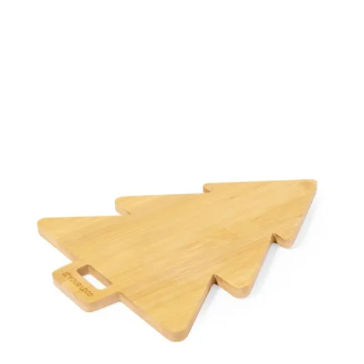 Gift Campaign Tagliere in bambù a forma di albero di Natale con manico forato> Gadget Natalizi
