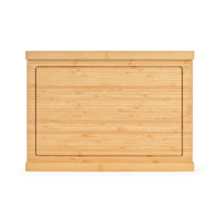 Gift Campaign Tagliere in bambù con scomparto scorrevole per tre coltelli da cucina> Taglieri