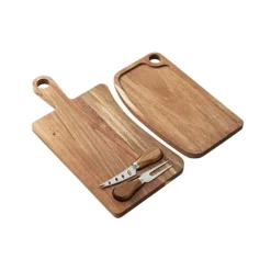 Gift Campaign Tagliere in legno di acacia FSC™ con bordo e foro per appenderlo></noscript> Taglieri