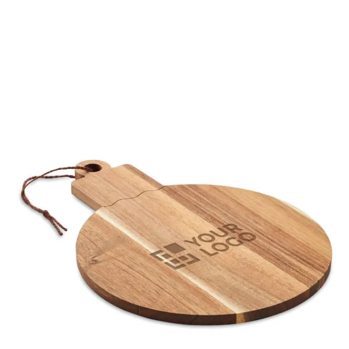 Gift Campaign Tagliere in di acacia a forma di pallina natalizia> Gadget Natalizi