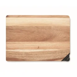Gift Campaign Tagliere in personalizzato in acacia con affilalame su un angolo></noscript> Taglieri