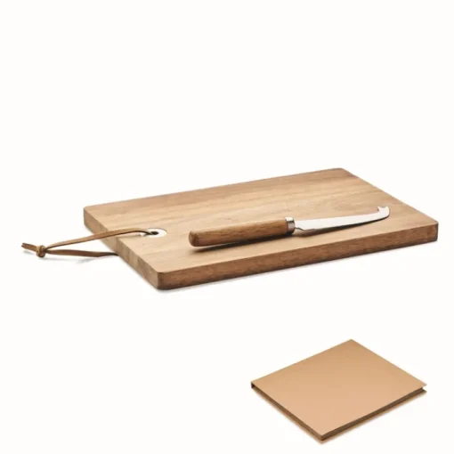 Gift Campaign Tagliere per formaggi in di acacia con coltello> Taglieri