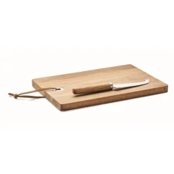 Gift Campaign Tagliere per formaggi in di acacia con coltello></noscript> Taglieri