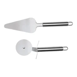 Gift Campaign Tagliere per pizza in legno con rotella taglia pizza e paletta Bamboo></noscript> Altri Utensili Da Cucina