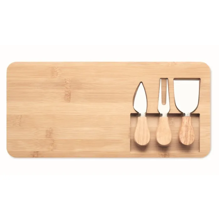 Gift Campaign Tagliere personalizzato con coltello e forchettone Cheese> Taglieri