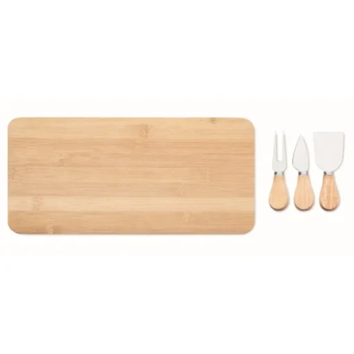 Gift Campaign Tagliere personalizzato con coltello e forchettone Cheese> Taglieri
