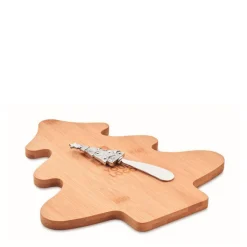 Gift Campaign Tagliere personalizzato con coltello da formaggio in acciaio Bamboo></noscript> Gadget Natalizi