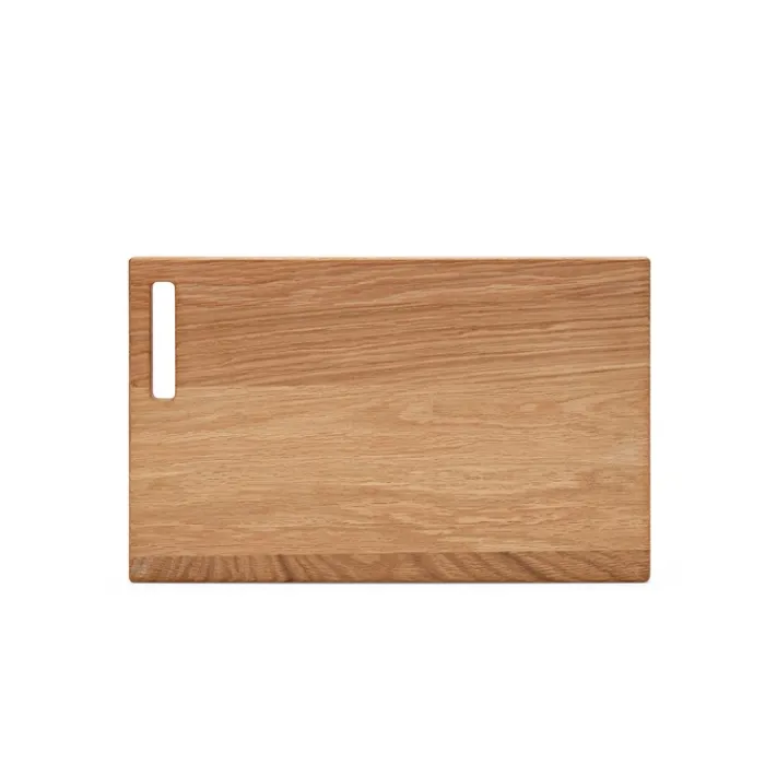 Gift Campaign Tagliere promozionale in rovere con maniglia nell'angolo> Taglieri