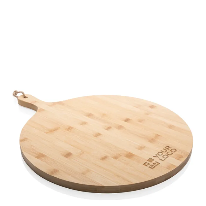 Gift Campaign Tagliere pubblicitario rotondo di bambù Ukiyo Ø40cm Deluxe> Taglieri