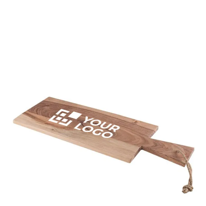 Gift Campaign Tagliere rettangolare in legno personalizzabile di acacia Bread> Taglieri