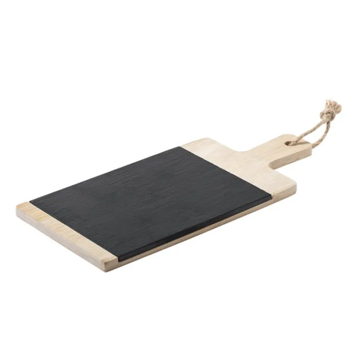 Gift Campaign Tagliere rettangolare personalizzabile placca in ardesia e bambú Pizarra> Taglieri
