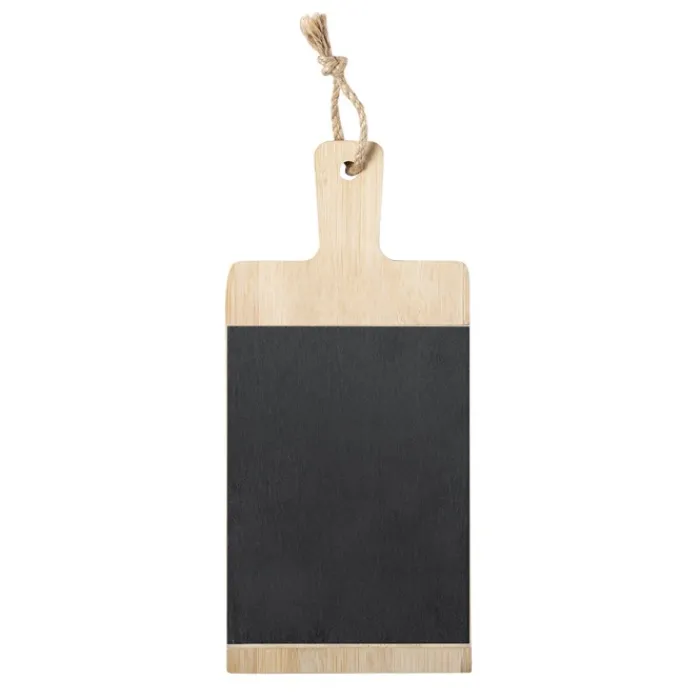 Gift Campaign Tagliere rettangolare personalizzabile placca in ardesia e bambú Pizarra> Taglieri