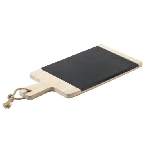 Gift Campaign Tagliere rettangolare personalizzabile placca in ardesia e bambú Pizarra> Taglieri