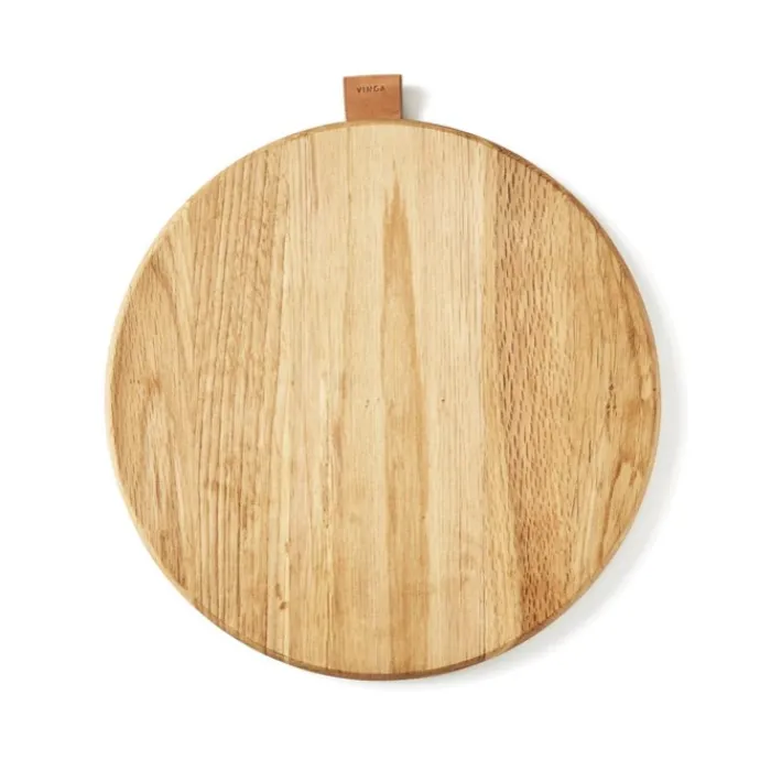 Gift Campaign Tagliere rotondo di quercia certificato FSC da incidere Oakwood> Taglieri