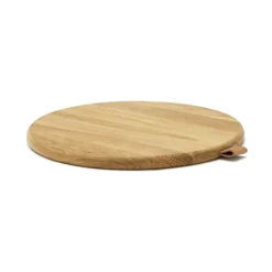 Gift Campaign Tagliere rotondo di quercia certificato FSC da incidere Oakwood> Taglieri
