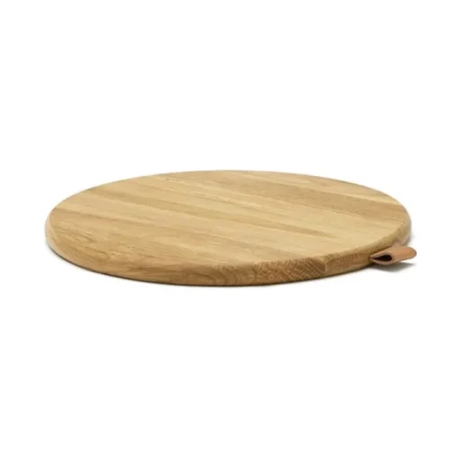 Gift Campaign Tagliere rotondo di quercia certificato FSC da incidere Oakwood> Taglieri