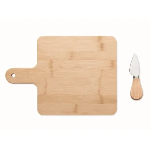 Gift Campaign Taglieri in bambù con coltello per tagliare il formaggio Gouda> Taglieri