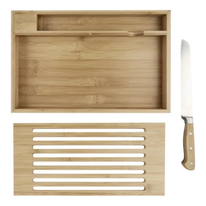 Gift Campaign Taglieri in bambù per il pane raccogli Briciole> Taglieri