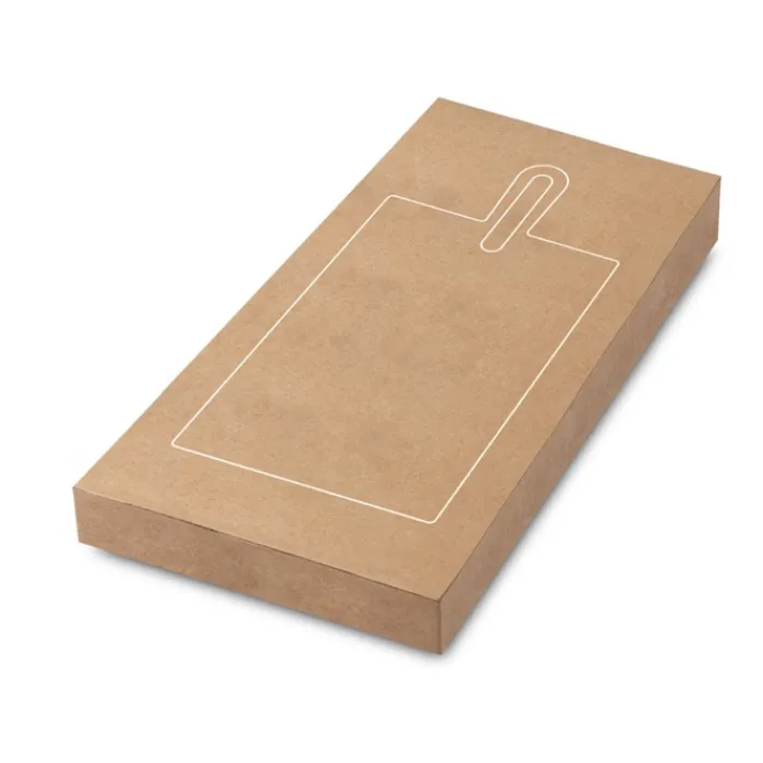 Gift Campaign Taglieri incisi rettangolari grandi in bambù con manico Tasty> Taglieri