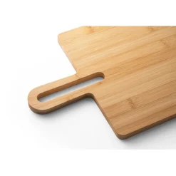 Gift Campaign Taglieri incisi rettangolari grandi in bambù con manico Tasty></noscript> Taglieri