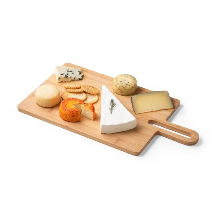 Gift Campaign Taglieri incisi rettangolari grandi in bambù con manico Tasty> Taglieri