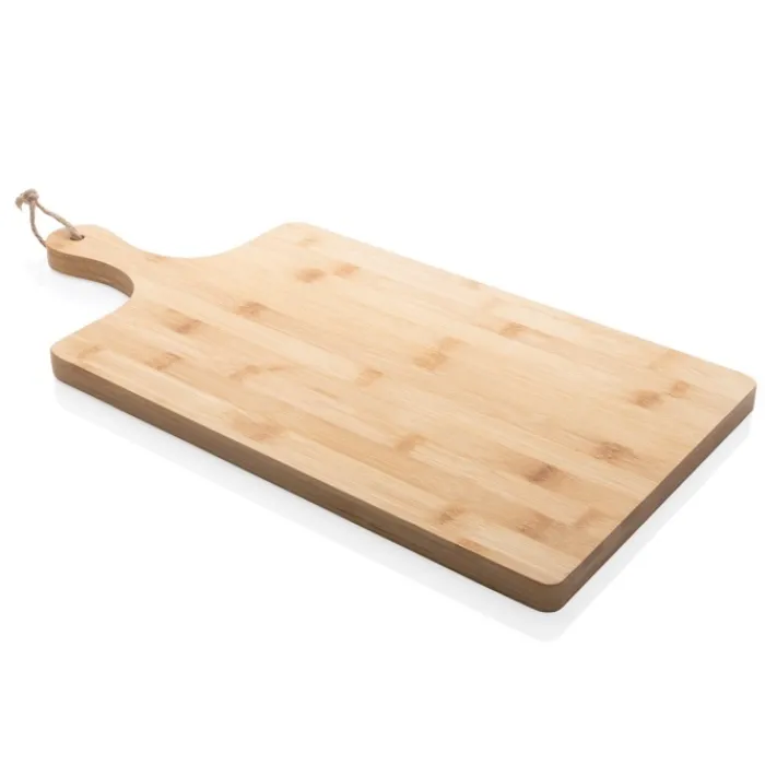 Gift Campaign Taglieri pubblicitari in bambù con manici e confezione regalo Suprem> Taglieri