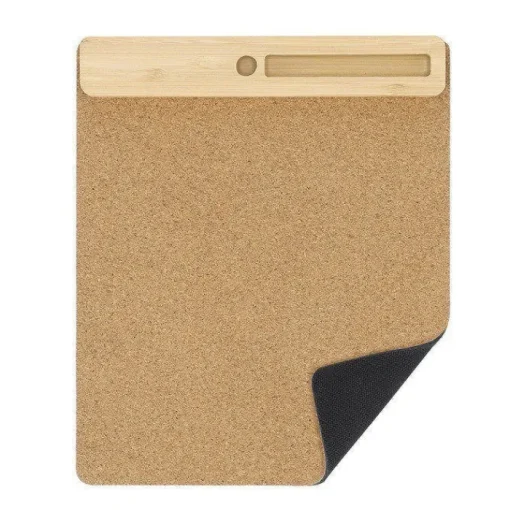 Gift Campaign Tappetino in sughero e bambù con supporto per cellulare e prese USB> Tappetini Per Mouse